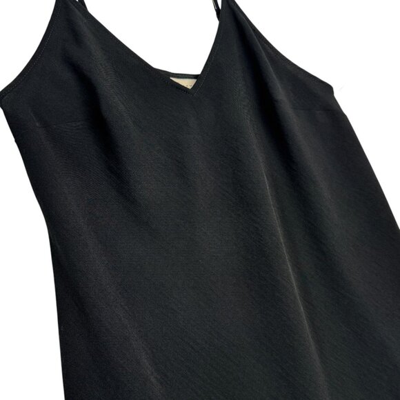 A NEW DAY SLIP DRESS CHIC BLACK SIDE SLITS SMALL - Picture 7 of 7